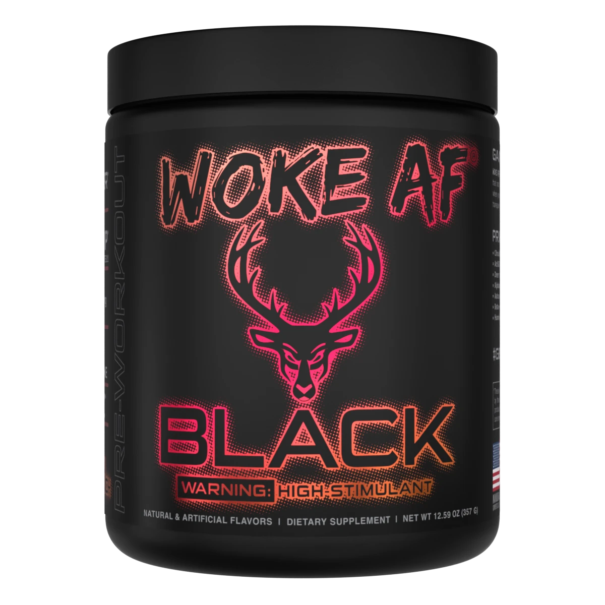Woke Af-BLACK-High Stimulant Pre Workout-Bucked Up