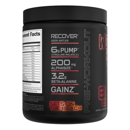 Woke Af-BLACK-High Stimulant Pre Workout-Bucked Up