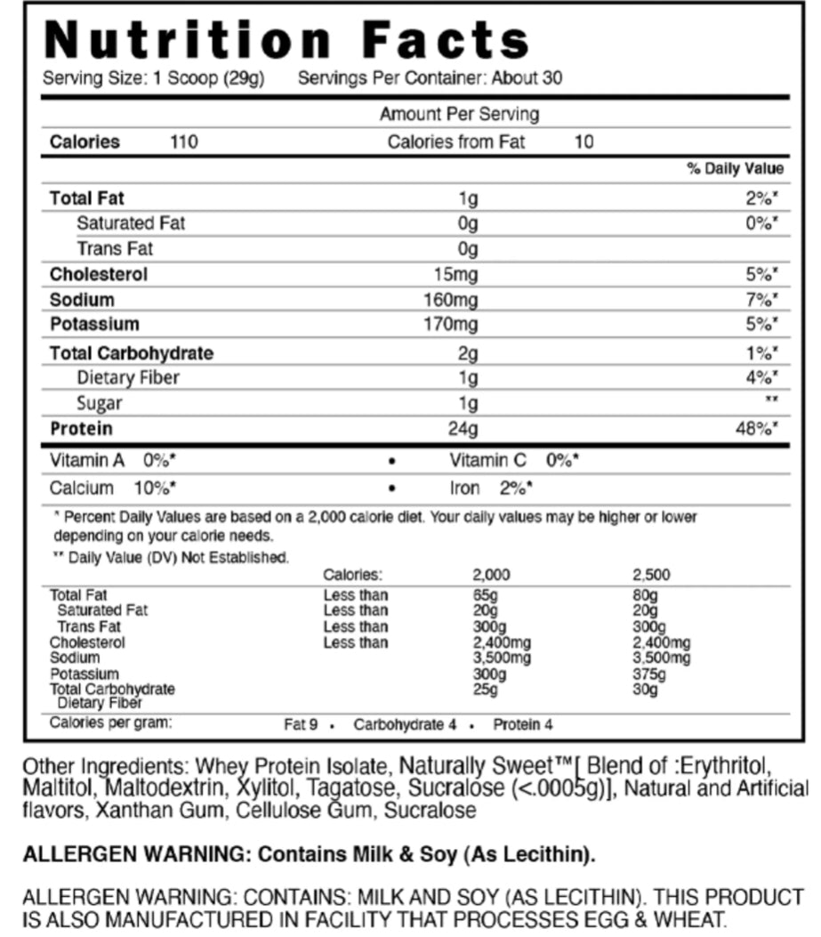 Whey Protein Isolation - Blackstone Labs