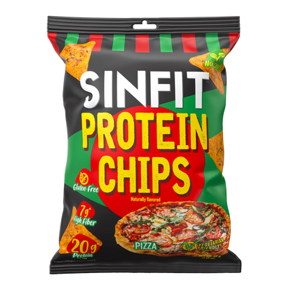 SINFIT PROTEIN CHIPS - 20G PROTEIN - 7G FIBER - GLUTEN FREE