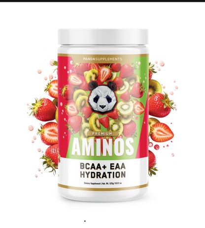 AMINOS | BCAA + EAA + HYDRATION + ELECTROLYTES - PANDA SUPPLEMENTS