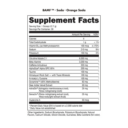 BAMF Soda Line Pre-Workout - Bucked Up