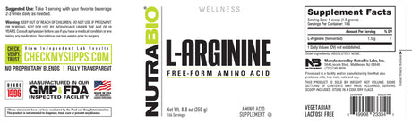 Nutrabio - L Arginine