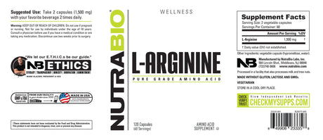 Nutrabio - L Arginine