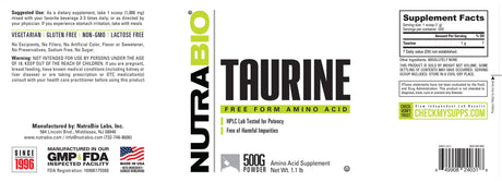 Nutrabio - L Taurine