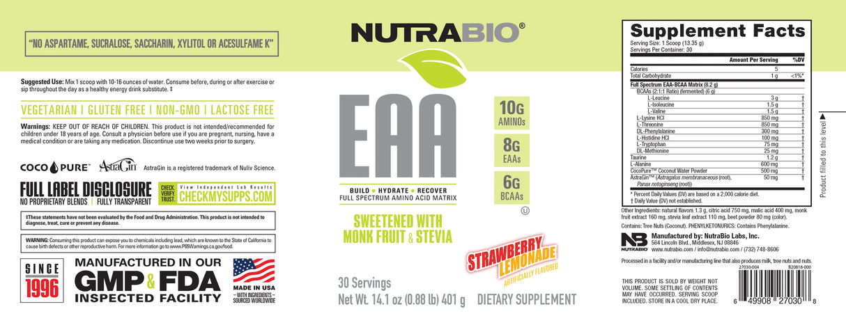 Nutrabio - EAA Non Artificial