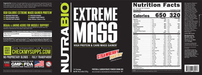 Nutrabio - Extreme Mass