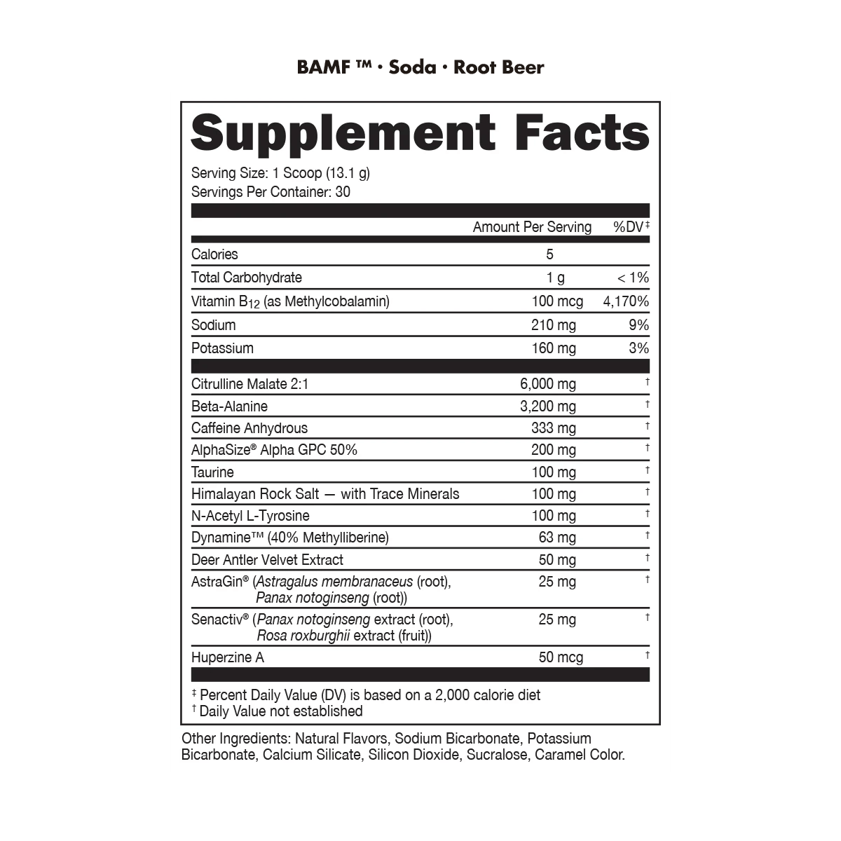 BAMF Soda Line Pre-Workout - Bucked Up