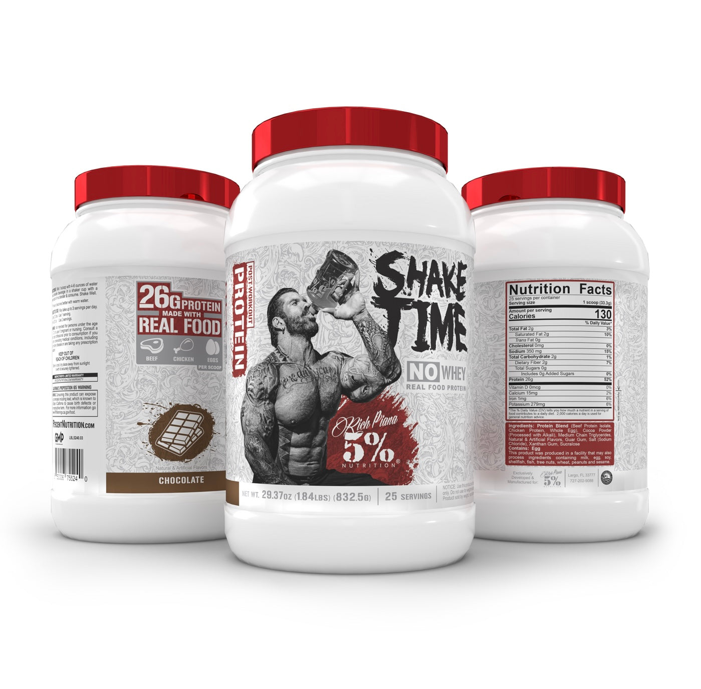 Shake Time Real Food Protein - 5% Nutrition