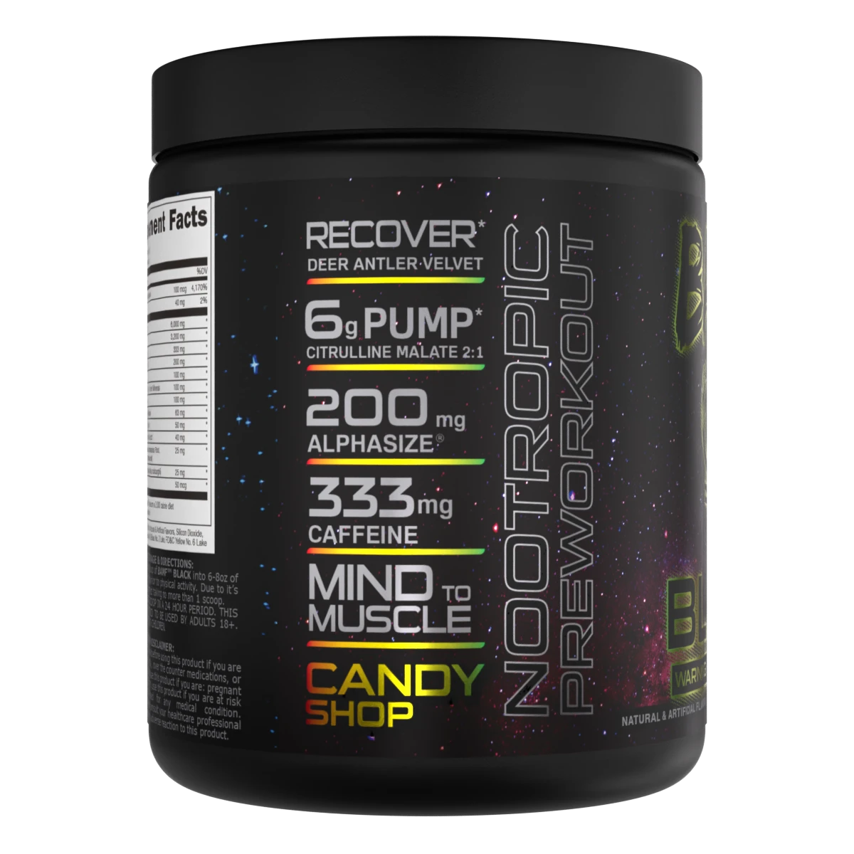 BAMF BLACK - High Stimulant Nootropic Pre-Workout-Bucked Up