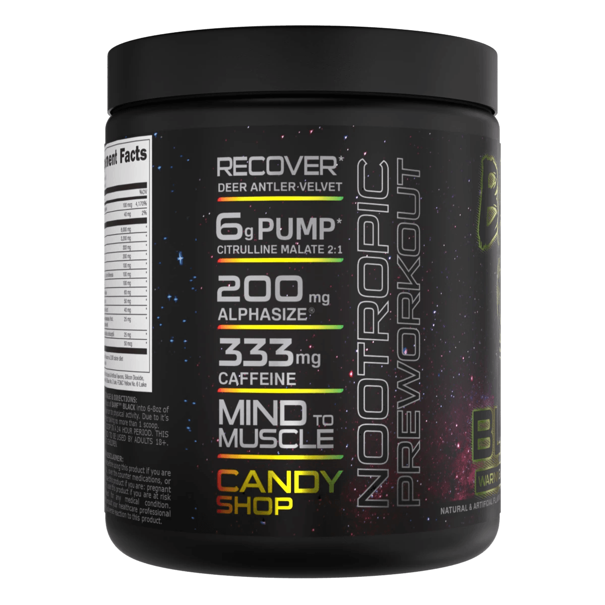 BAMF BLACK - High Stimulant Nootropic Pre-Workout-Bucked Up