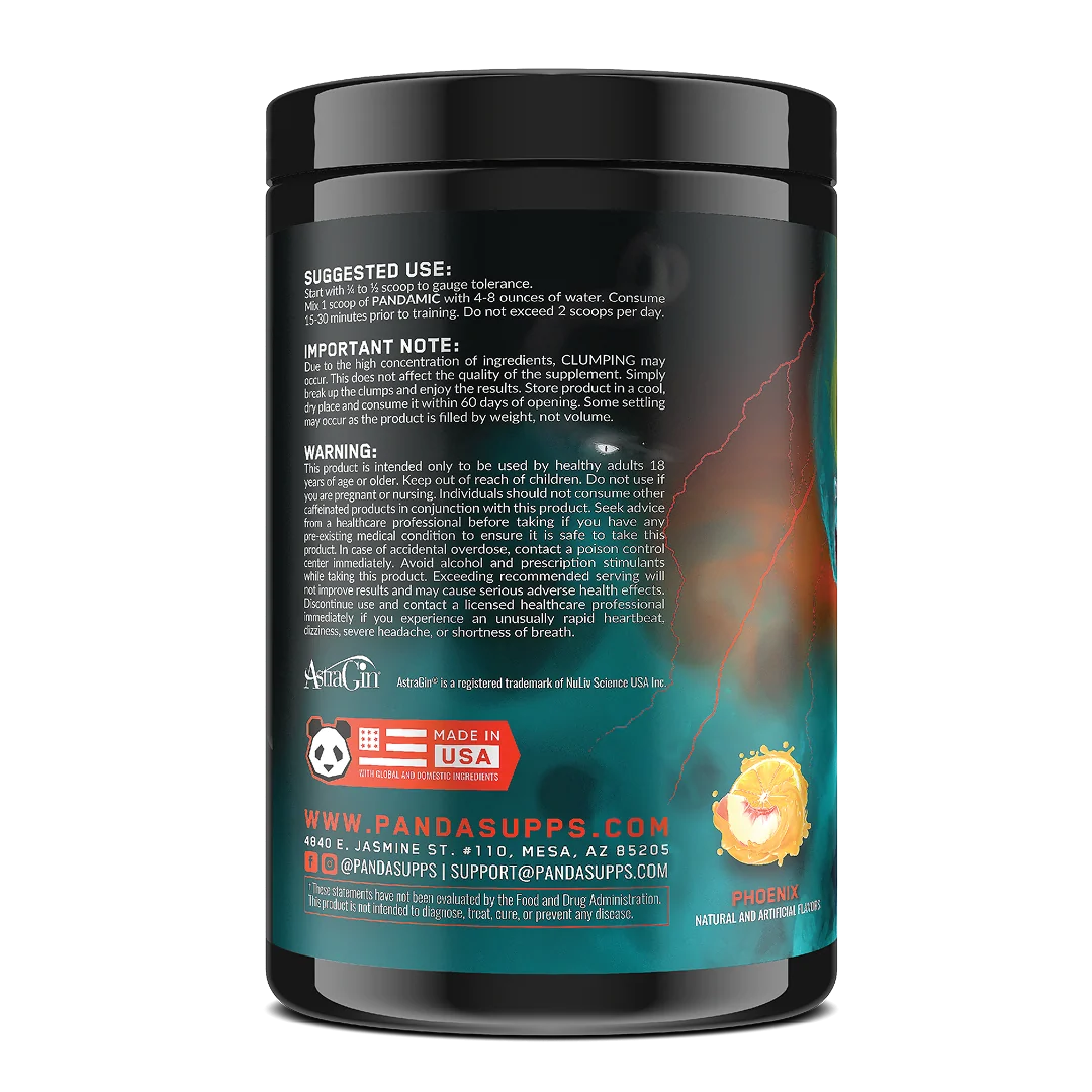 PANDAMIC Pre Workout - Panda Supplements