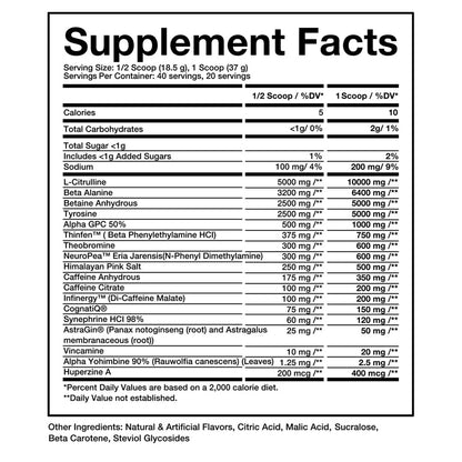 Assassin - Ultimate Anarchy Pre-workout) - Apollon Nutrition