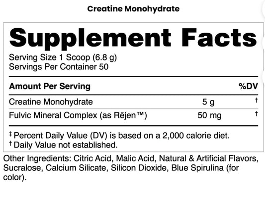 Creatine Monohydrate-Bucked Up