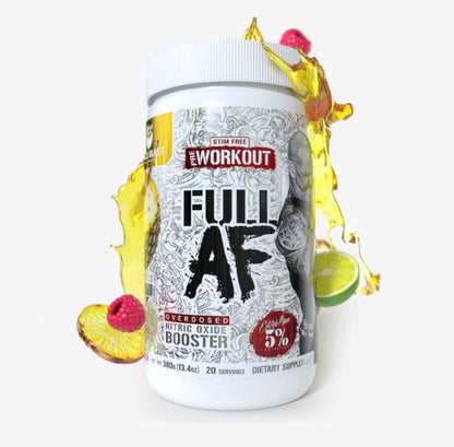 Full Af Nitric Oxide Booster & Non-Stim Pre-Workout - 5% Nutrition