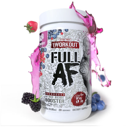 Full Af Nitric Oxide Booster & Non-Stim Pre-Workout - 5% Nutrition