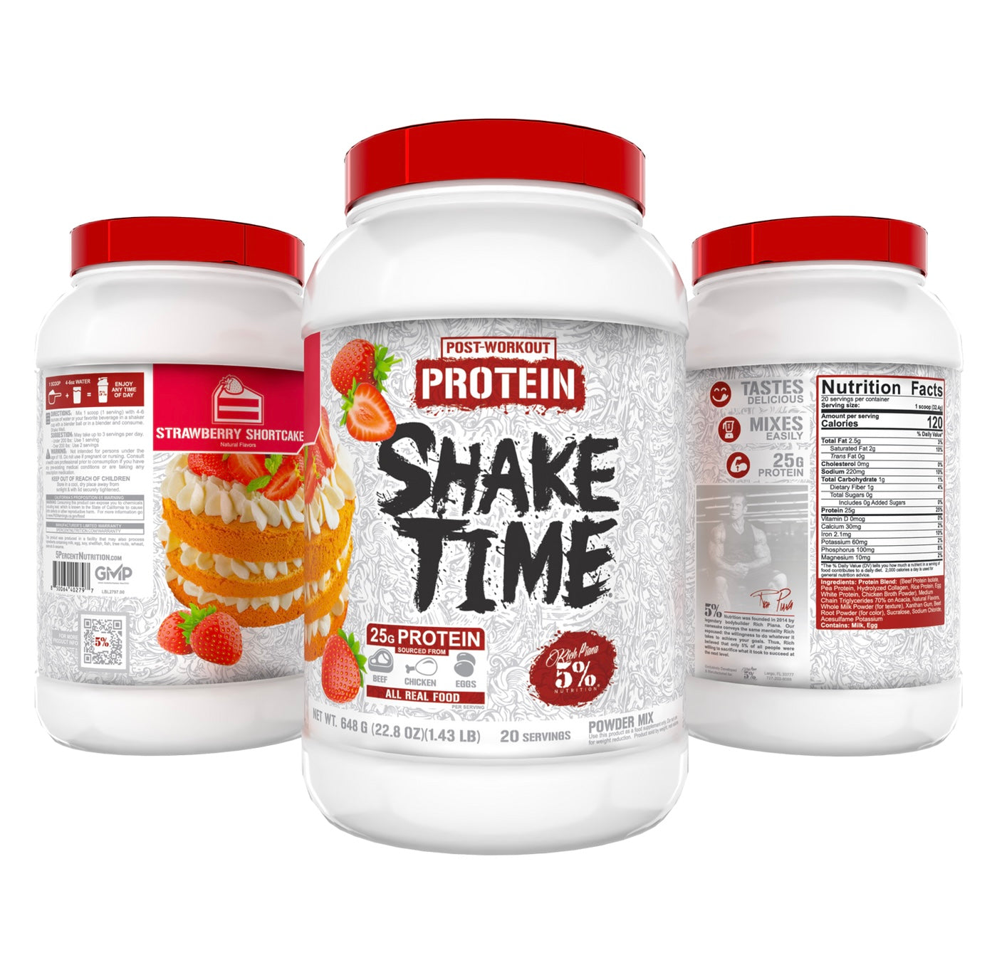 Shake Time Real Food Protein - 5% Nutrition