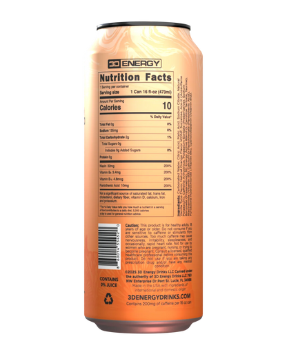3D Energy Drink - Zero Sugar