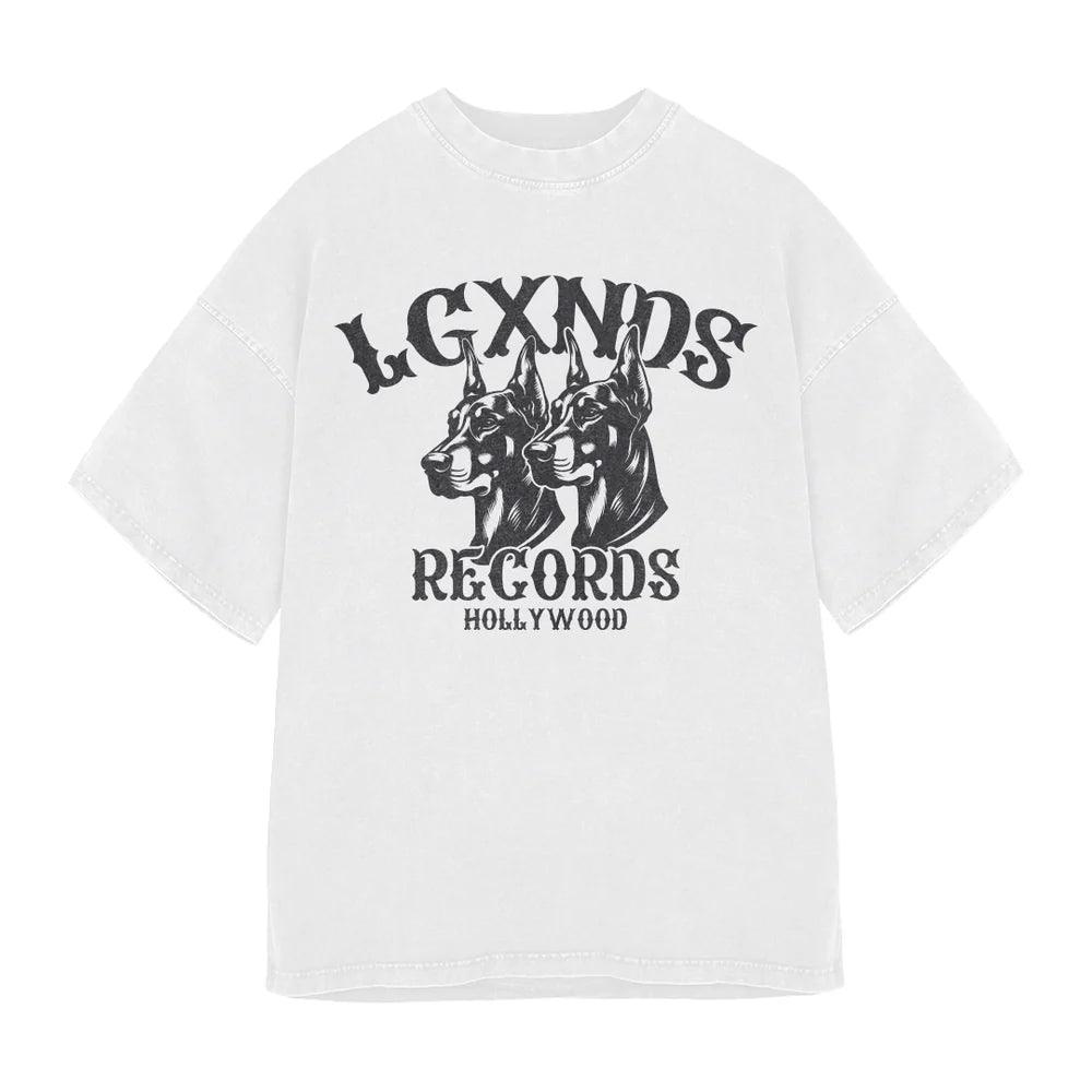 Lgxnds Hollywood Records Oversized Tee - Lgxnds