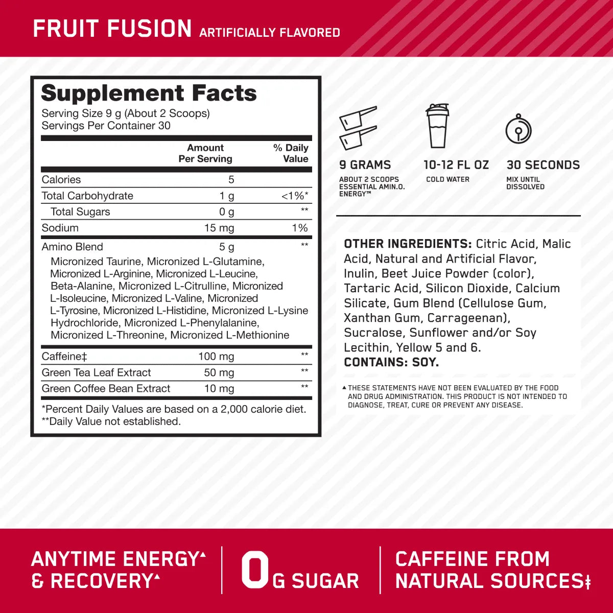 Amino Energy -Optimum Nutrition