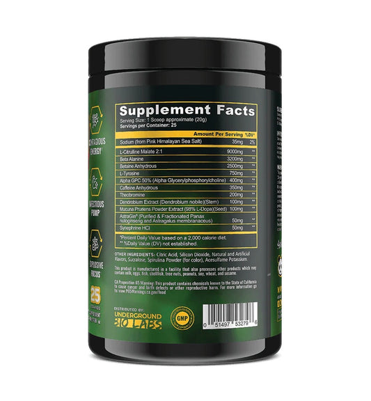 PANDAMIC Pre Workout - Panda Supplements