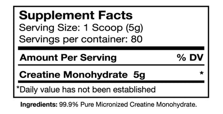 Creatine Monohydrate - Myogenix