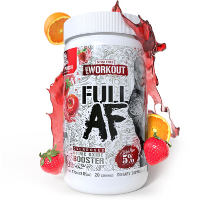 Full Af Nitric Oxide Booster & Non-Stim Pre-Workout - 5% Nutrition