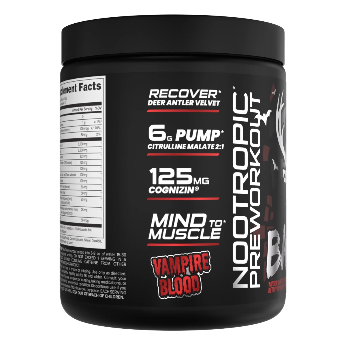 BAMF High Stimulant Nootropic Pre-Workout - Das Labs