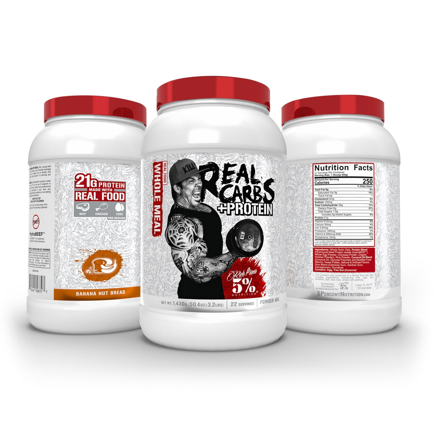 REAL CARBS + PROTEIN - 5% Nutrition