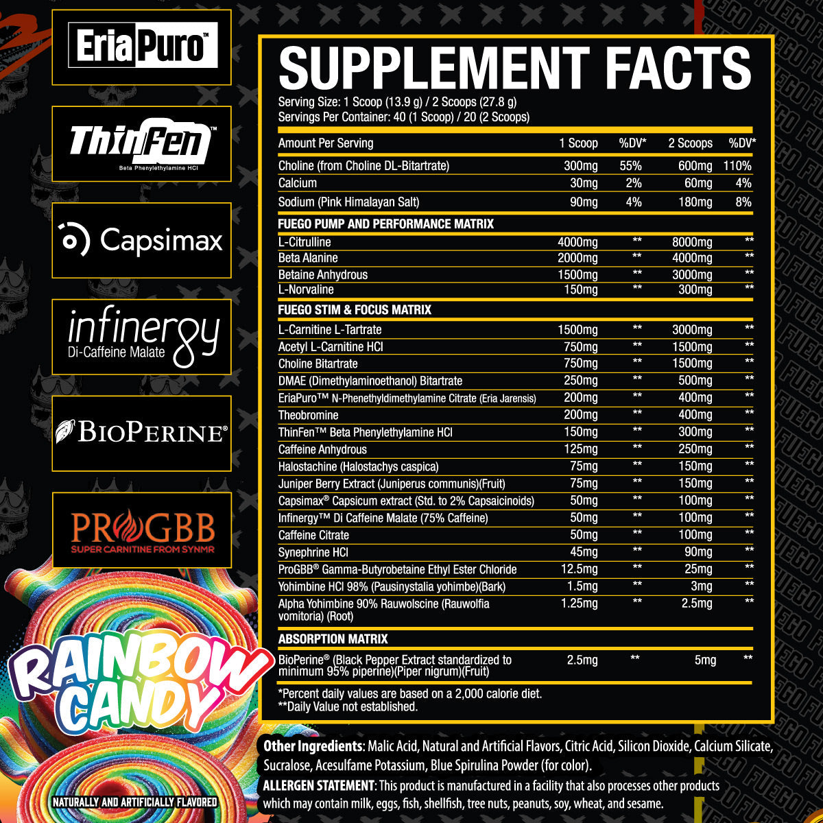 EL JEFE FUEGO PRE WORKOUT - XTREMIS CARTEL