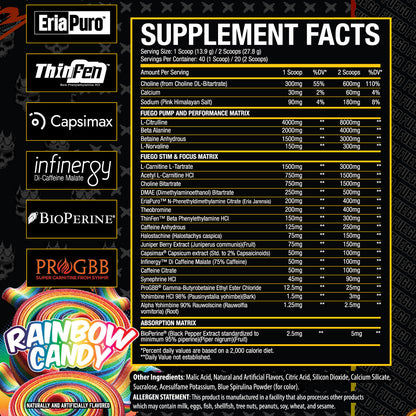 EL JEFE FUEGO PRE WORKOUT - XTREMIS CARTEL