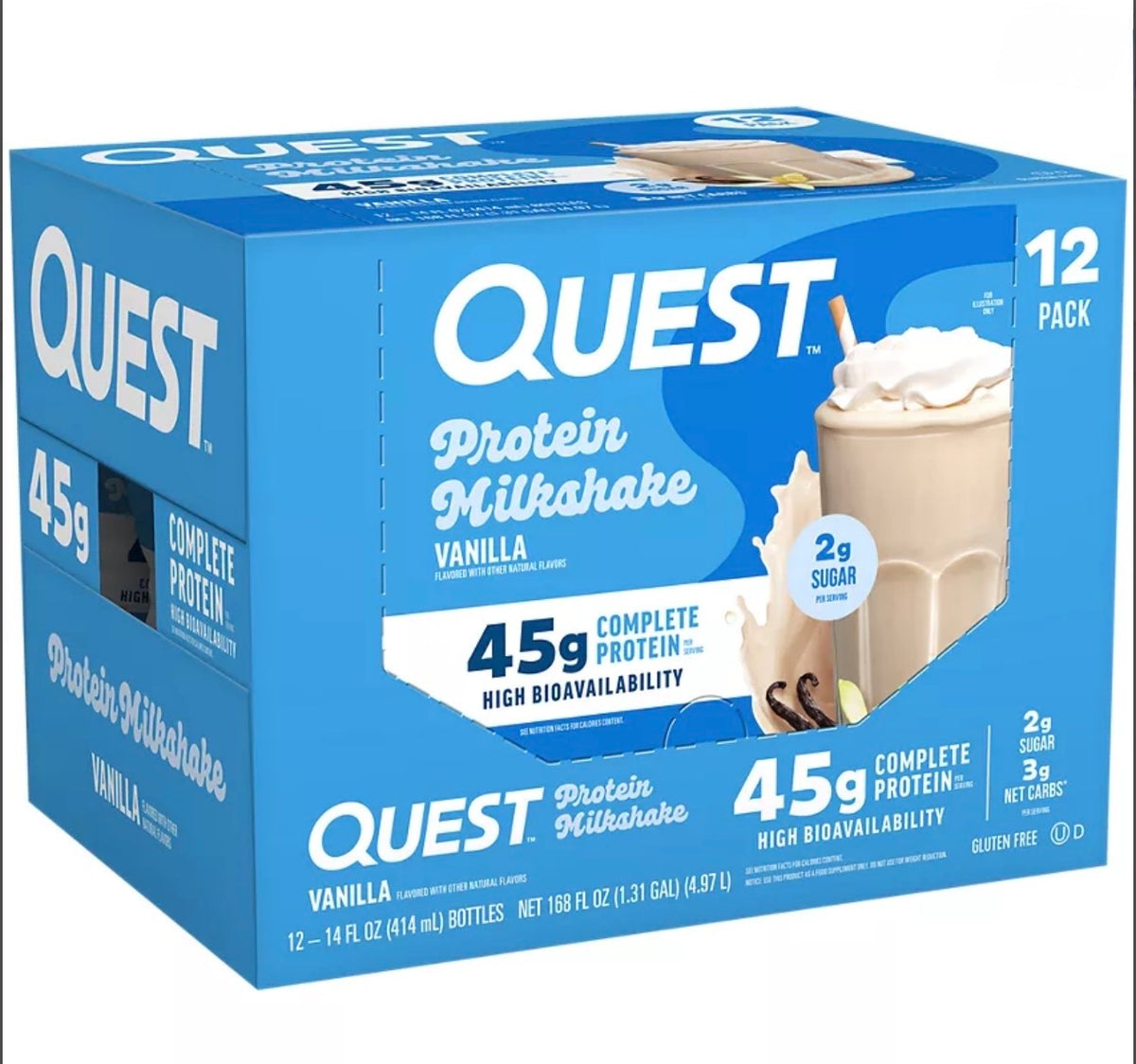 Protein Milkshake - 45g Protein - Quest