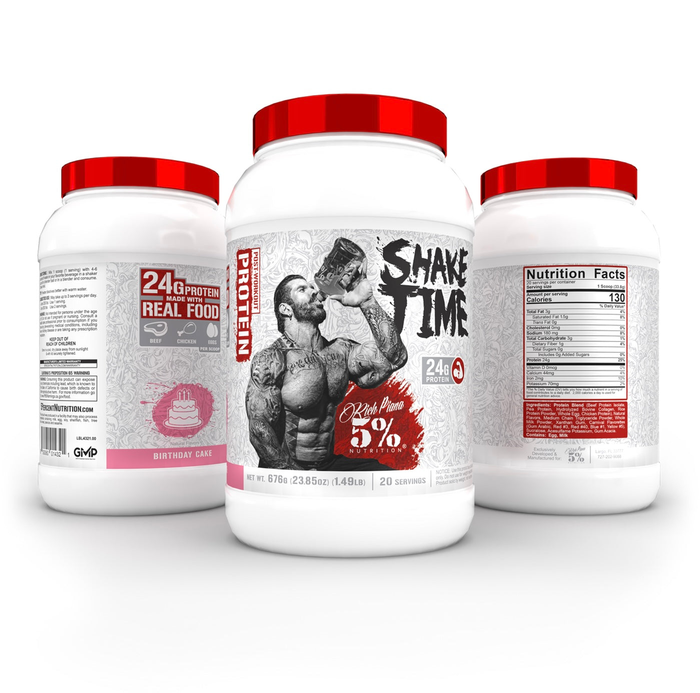 Shake Time Real Food Protein - 5% Nutrition