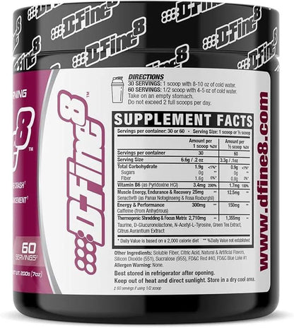 Thermogenic Fat Burner - D-Fine8
