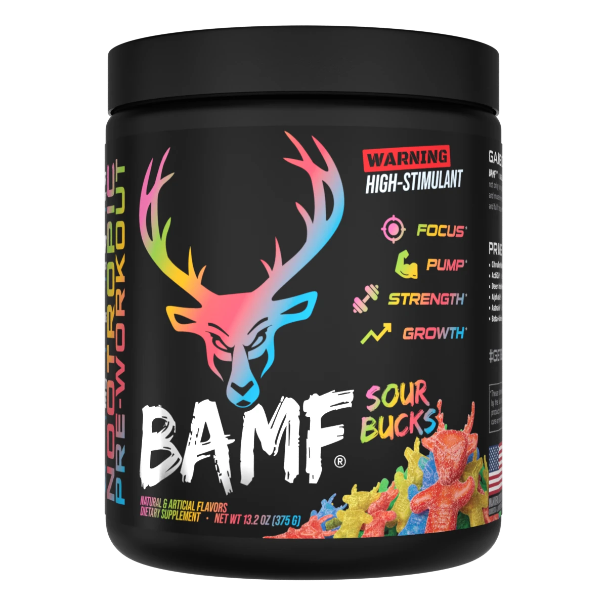 BAMF High Stimulant Nootropic Pre-Workout - Das Labs