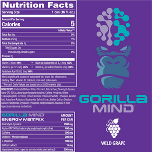 Energy Drink - Gorilla Mind