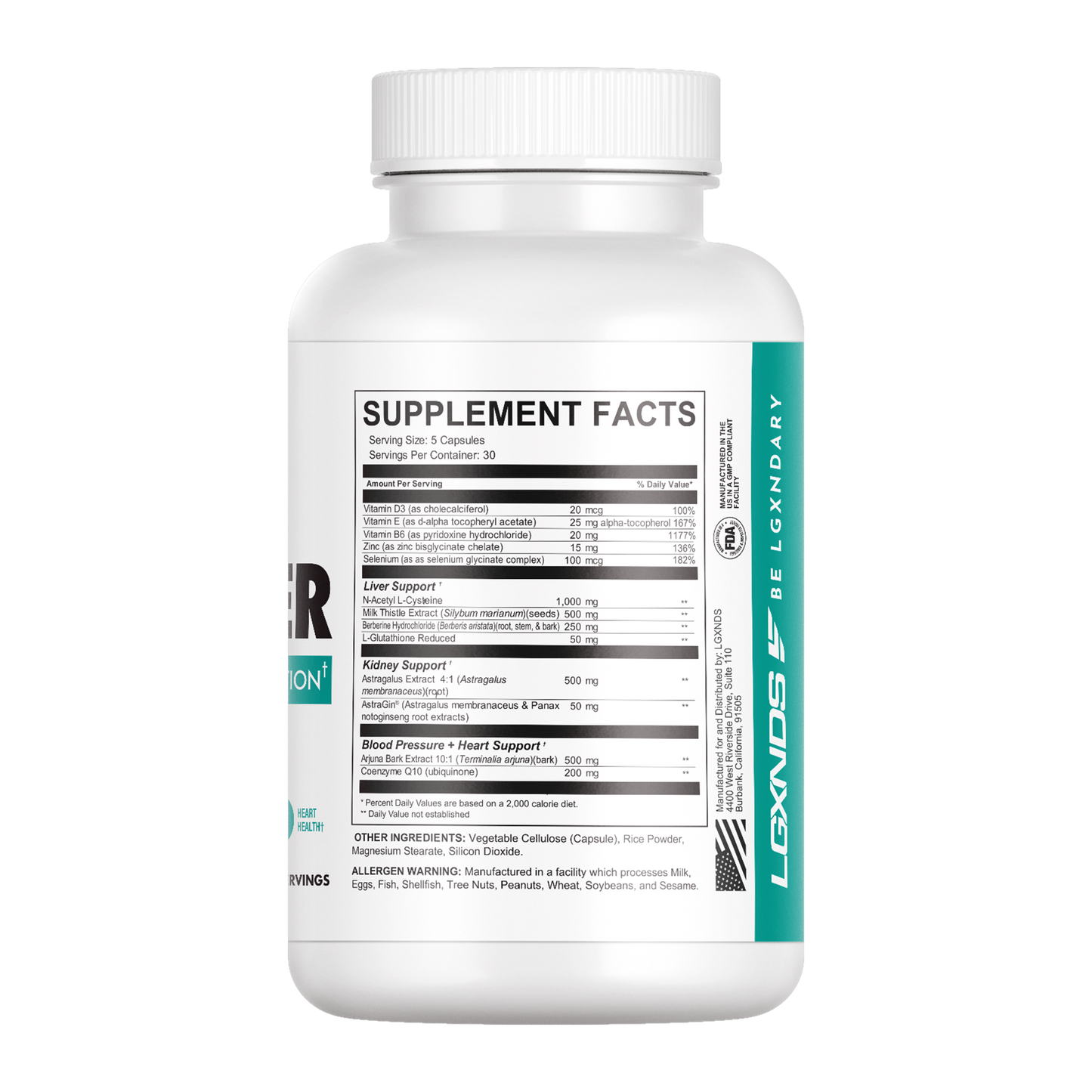 Cycle Defender - Liver, Heart, Blood Pressure, Kidney - Lgxnds