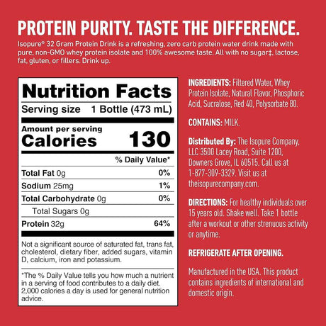 Isopure Protein RTD