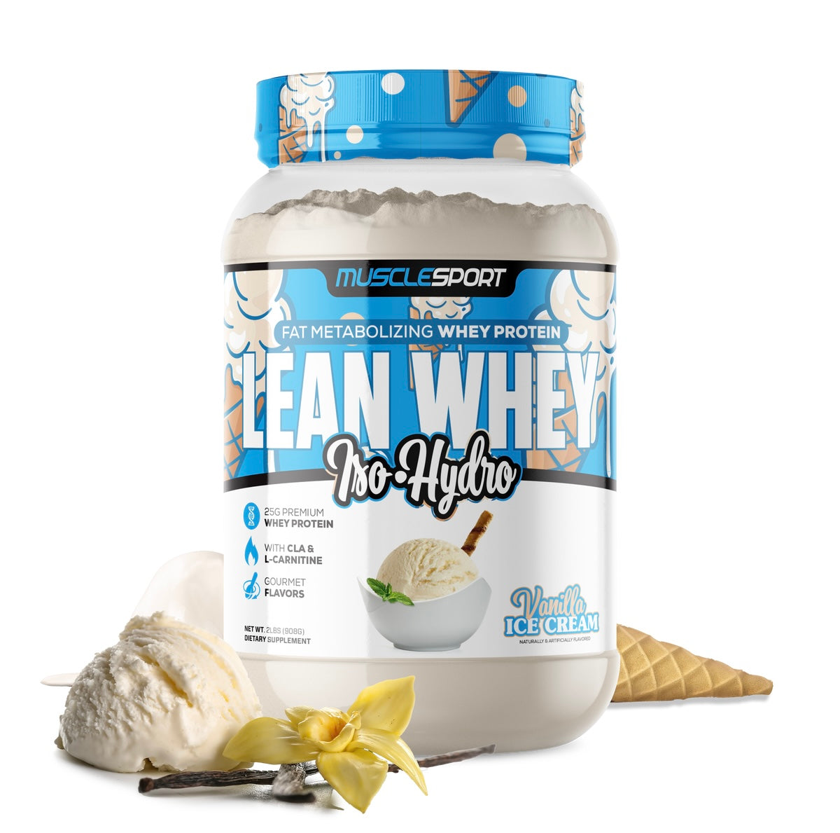 Lean Whey 2lb Vanilla Ice Cream Lean Whey 2lb Vanilla Ice Cream