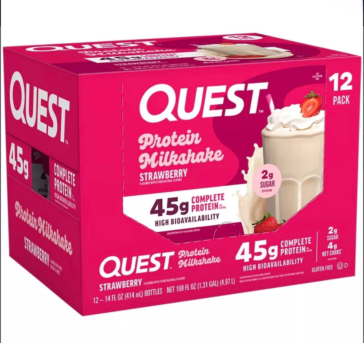 Protein Milkshake - 45g Protein - Quest