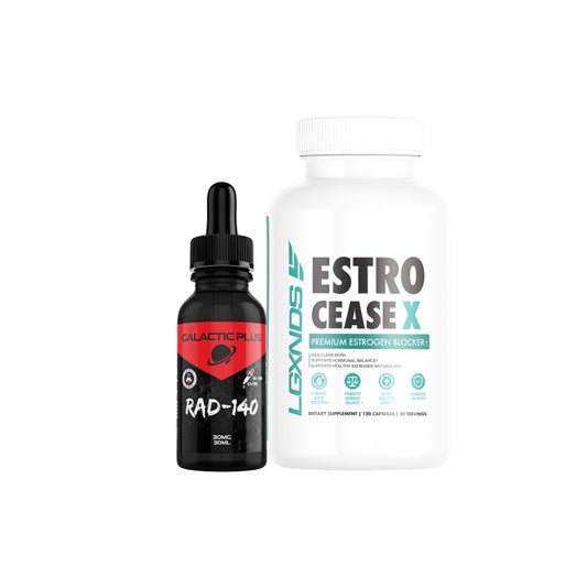 EstroCease X: Premium Estrogen Blocker + Rad 140 Bundle - Galactic Plus // Lgxnds