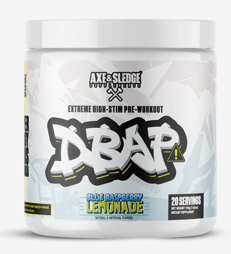 DBAP // EXTREME HIGH-STIM PRE-WORKOUT  Axe & Sledge