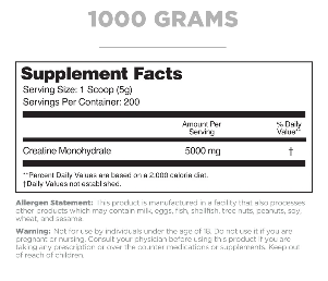 Creatine Monohydrate Powder - Nutrithority