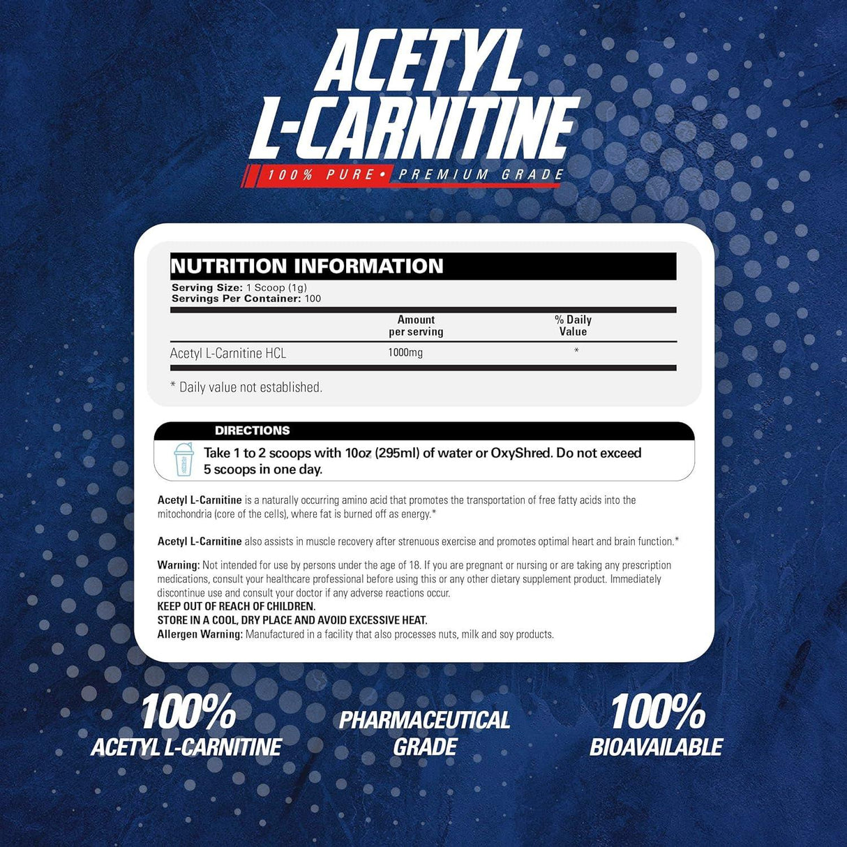 Acetyl L-Carnitine - EHP Labs