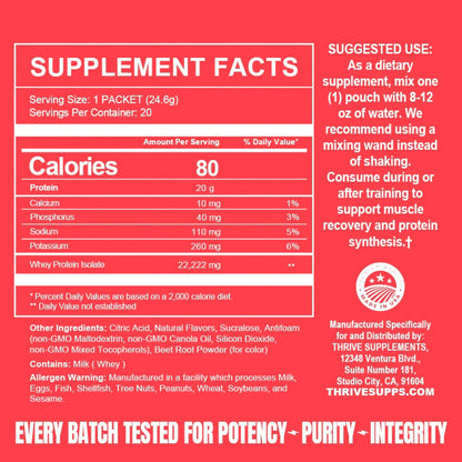 Clear Protein - Thrive Supplements