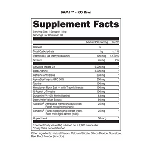 BAMF High Stimulant Nootropic Pre-Workout - Das Labs