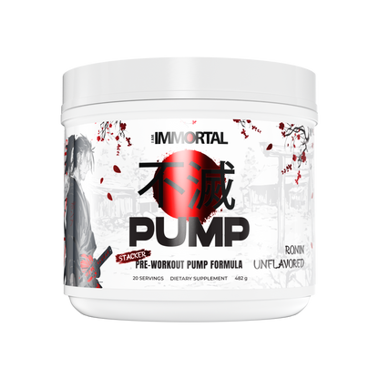 I Am Immortal Pump Stacker Non-Stim Pre-Workout Unflavored front