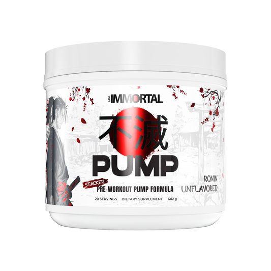 I Am Immortal Pump Stacker Non-Stim Pre-Workout Unflavored front