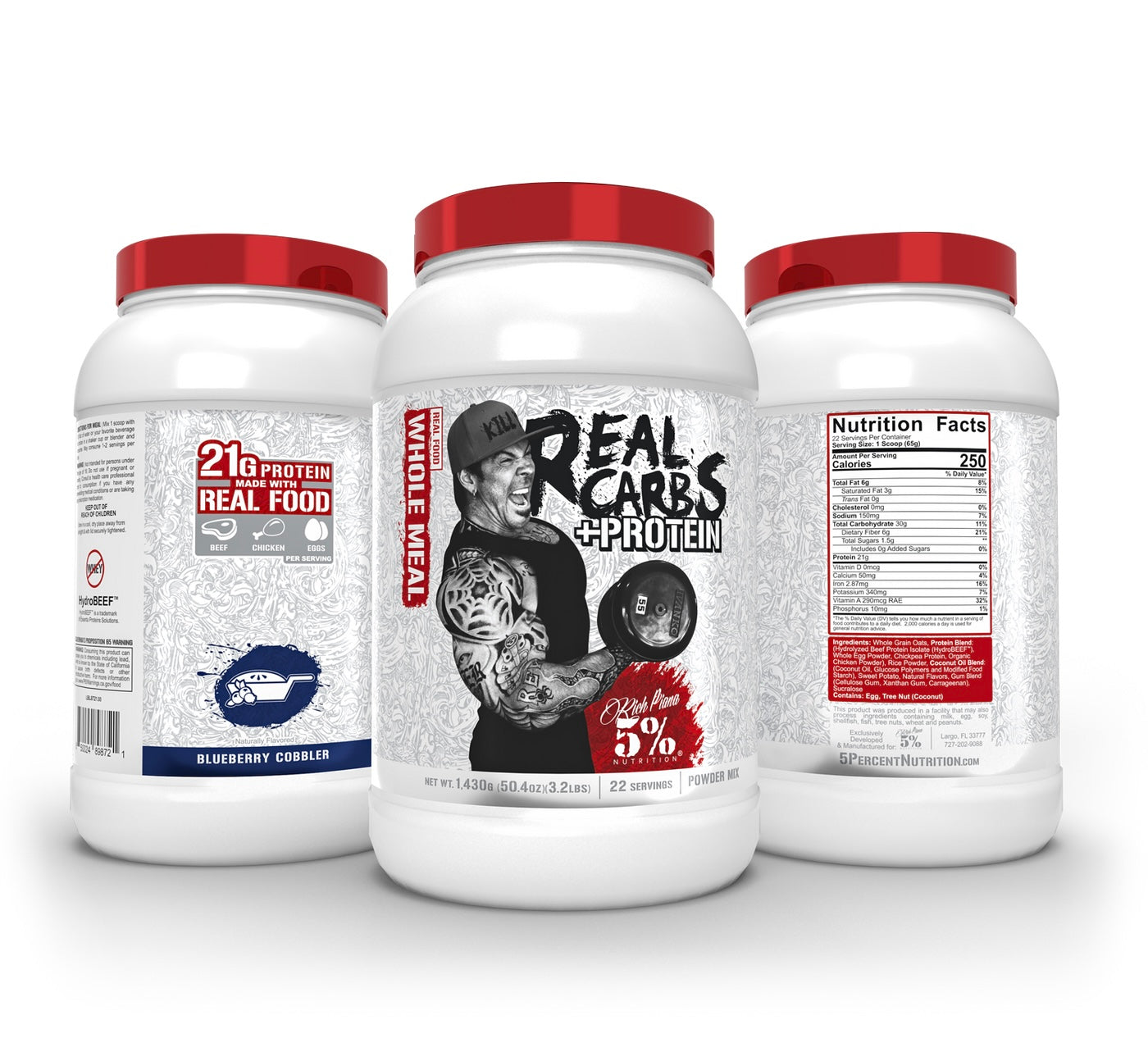 REAL CARBS + PROTEIN - 5% Nutrition
