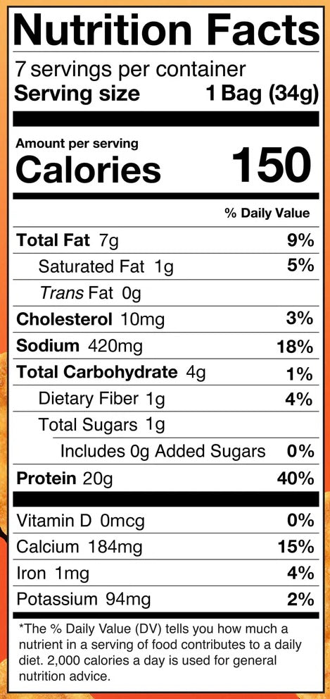Popped Protein Chips - Legendary Foods
